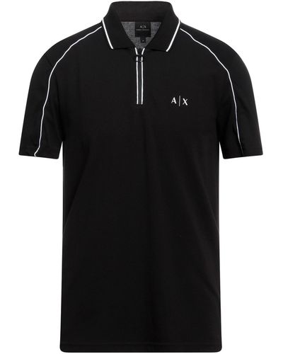 Armani Exchange Polo Shirt - Black