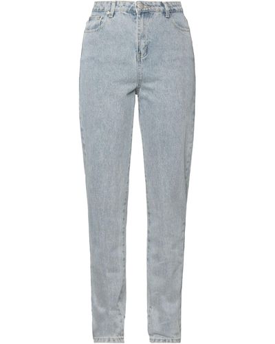 Glamorous Denim Trousers - Grey
