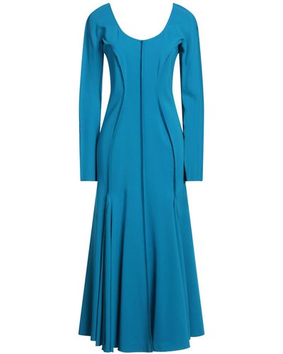 Marni Azure Maxi Dress Viscose, Elastane - Blue