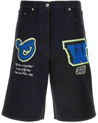 Off-White c/o Virgil Abloh Shorts & Bermudashorts - Blau