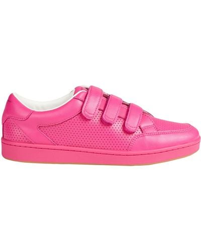 Rebecca Minkoff Fuchsia Sneakers Soft Leather - Pink