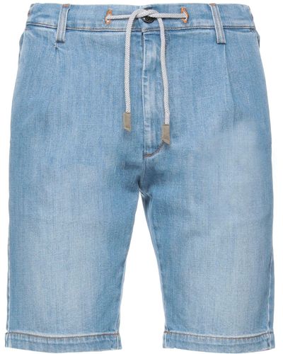 Eleventy Shorts Jeans - Blu