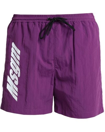 MSGM Swim Trunks - Purple