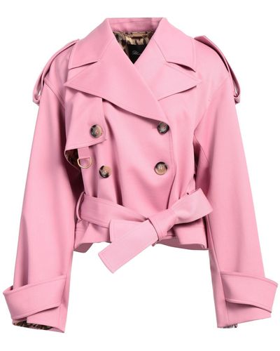 Blumarine Overcoat & Trench Coat - Pink