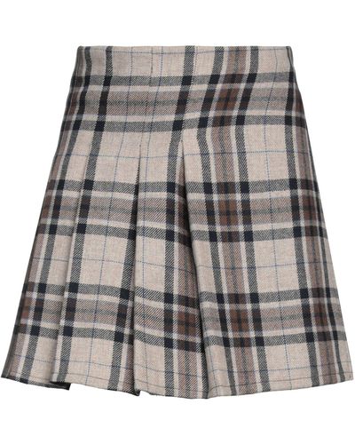 Kaos Mini Skirt - Grey