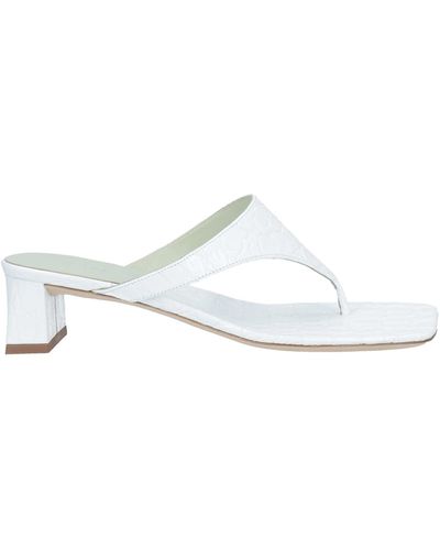 BY FAR Thong Sandal - White