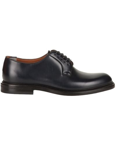 Rossi Midnight Lace-Up Shoes Leather - Black