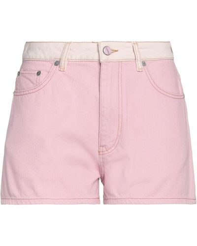 Ganni Denim Shorts - Pink