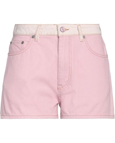 Ganni Shorts Jeans - Rosa