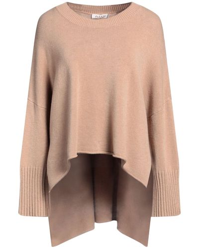 Please Camel Sweater Viscose, Polyester, Polyamide - Pink