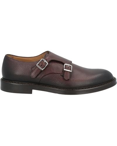 Doucal's Dark Loafers Leather - Brown