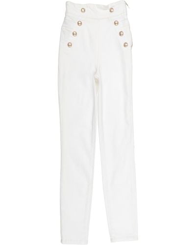 Guess Pantaloni Jeans - Bianco