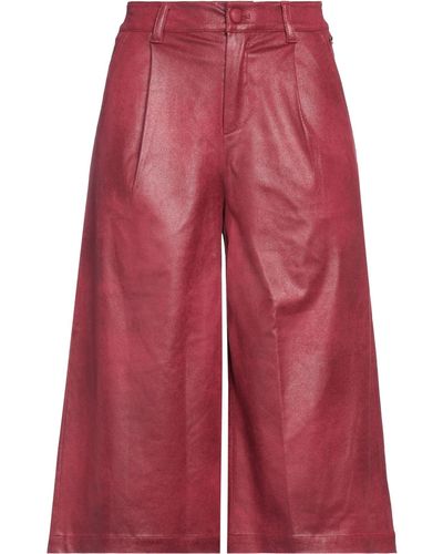 My Twin Cropped Trousers - Red