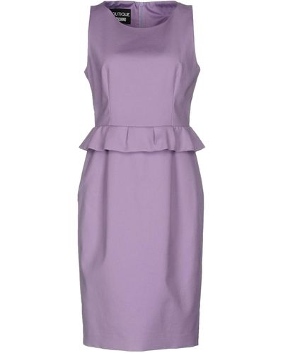 Boutique Moschino Lilac Midi Dress Cotton, Other Fibers - Purple