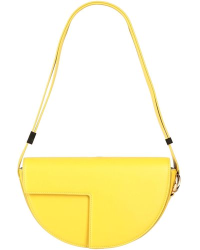 Patou Shoulder Bag Leather - Yellow