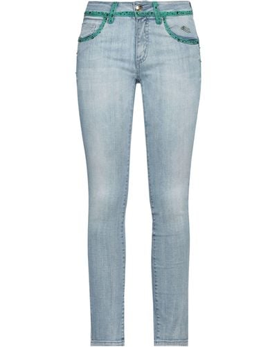Angelo Marani Pantalon en jean - Bleu