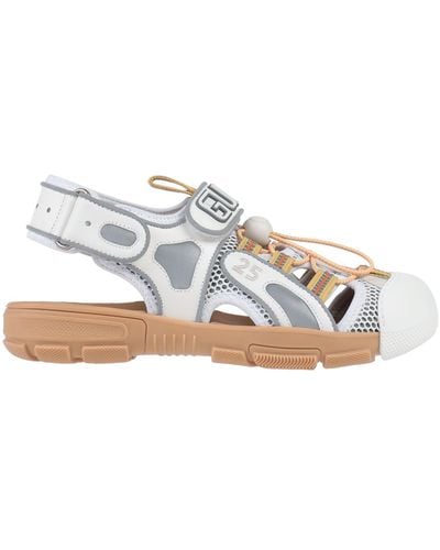Gucci Tinsel Sandal Trainers - White