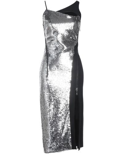 Mugler Midi Dress - Metallic