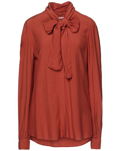 Le Sarte Pettegole Rust Shirt Viscose - Red