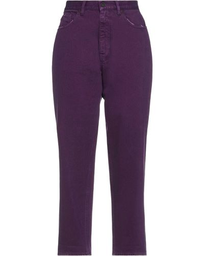 Pence Denim Trousers - Purple