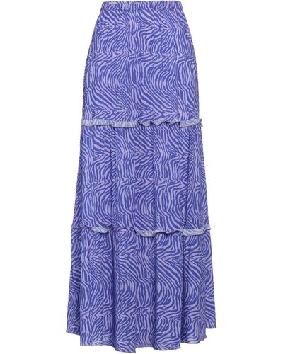 IU RITA MENNOIA Maxi Skirt - Purple