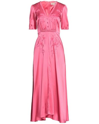 Saloni Long Dress - Pink