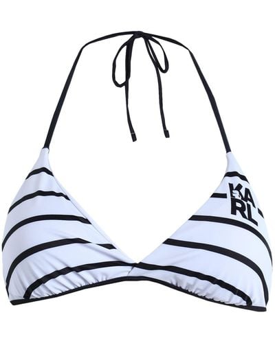 Karl Lagerfeld Haut de maillot plage - Blanc