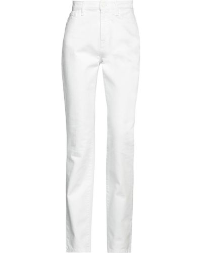 Raf Simons Pantaloni Jeans - Bianco