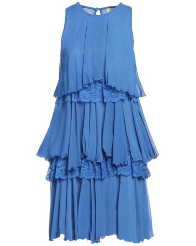 Rebel Queen Mini Dress - Blue