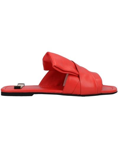 N°21 Sandals Soft Leather - Red