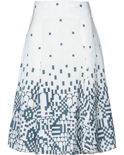Varana Midi Skirt - White