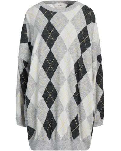ViCOLO Light Sweater Viscose, Polyamide, Wool, Cashmere - Gray