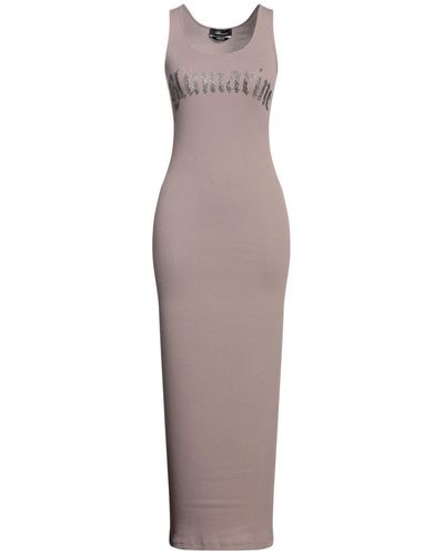 Blumarine Light Maxi Dress Cotton, Elastane - Natural