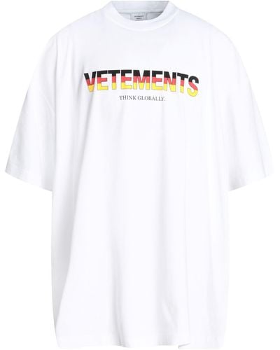 Vetements T-shirt - Bianco