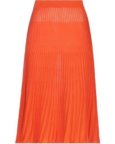 Bruno Manetti Midi Skirt - Orange