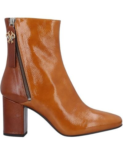 Pinko Shoes Boots Leather - Brown