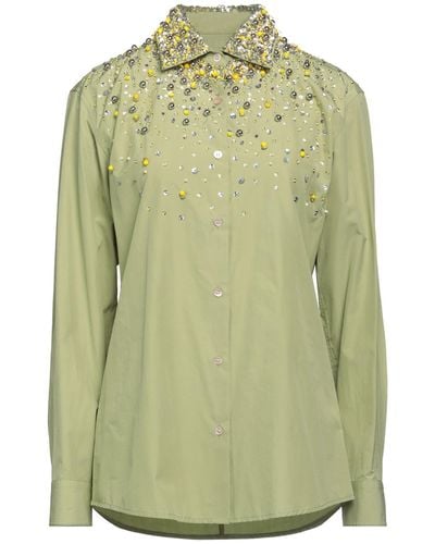 Dries Van Noten Light Shirt Cotton - Green