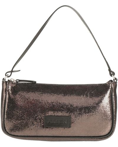 Amen Steel Handbag Soft Leather - Multicolor