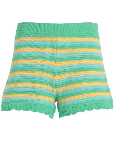 Pieces Shorts & Bermuda Shorts - Green
