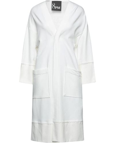 8pm Overcoat & Trench Coat - White