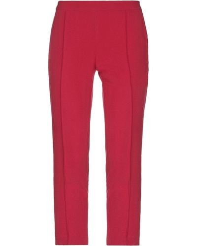 Boutique Moschino Cropped Trousers - Red