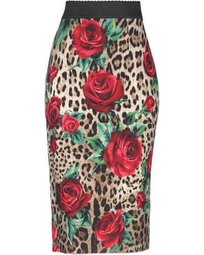 Dolce & Gabbana Midi Skirt - Multicolor