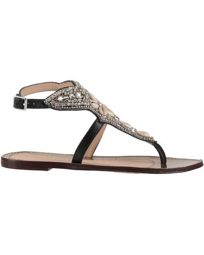 Twin Set Thong Sandal - Brown