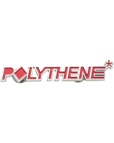 POLYTHENE* Brooch - Red