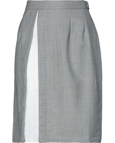 Wright Le Chapelain Mini Skirt - Grey