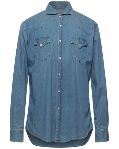 Brian Dales Camicia Jeans - Blu