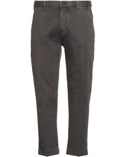 Care Label Denim Pants - Gray