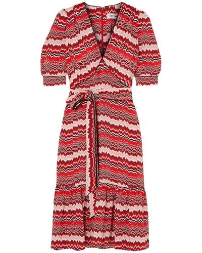 Cefinn Midi Dress - Red