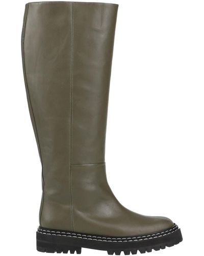 Atp Atelier Knee Boots - Green