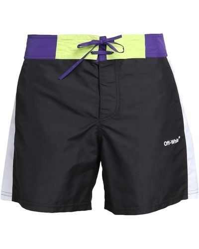 Off-White c/o Virgil Abloh Badeshorts mit Pfeilen - Schwarz